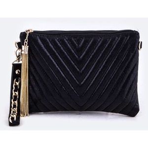 Chevron Convertible Clutch Bag